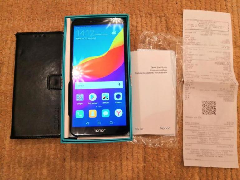Description de l'appareil Honor 7A Pro